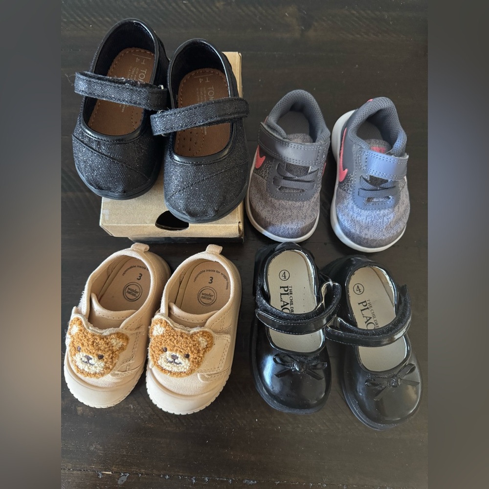 Toddler girl shoe bundle size 3-4